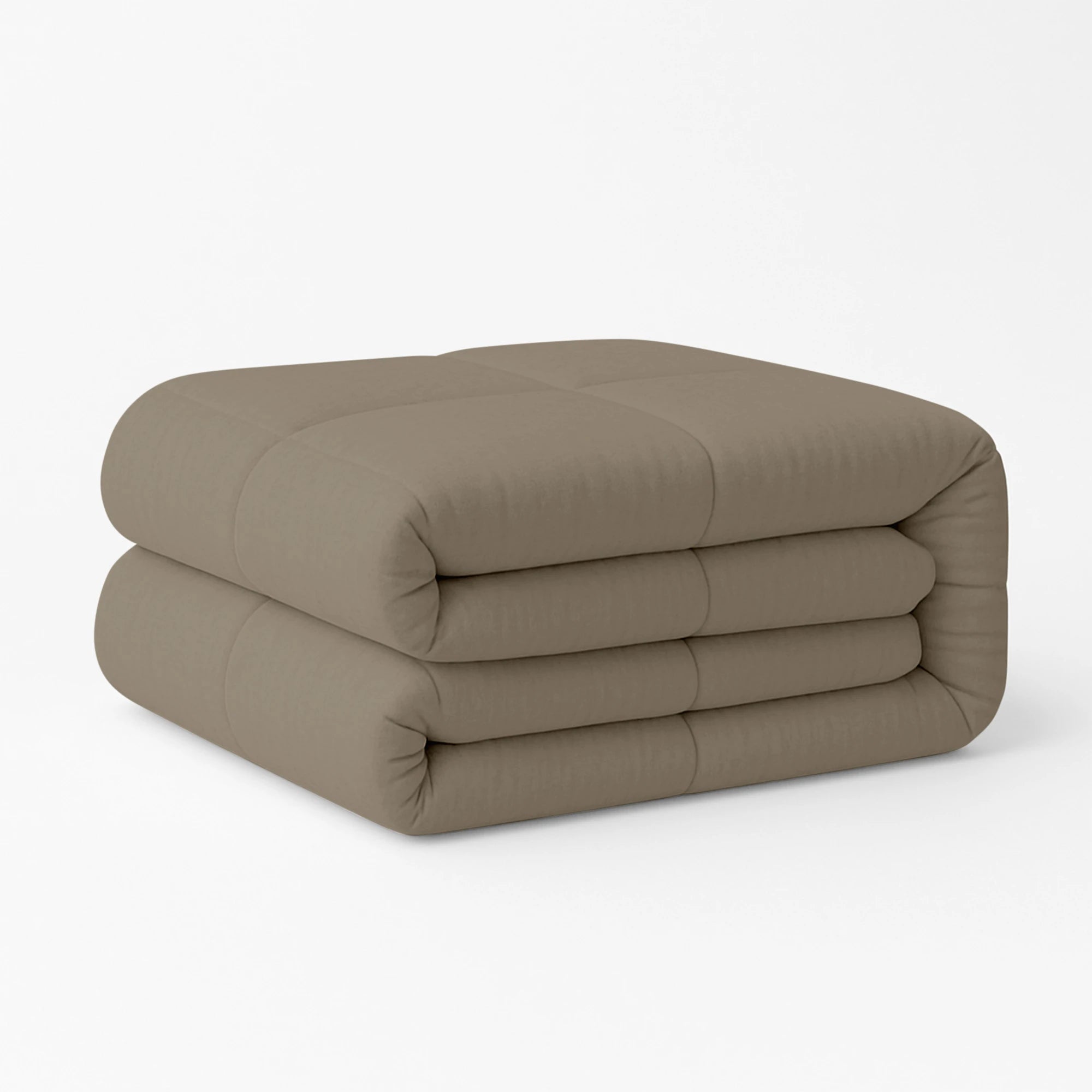 Stone washed easy dekbed - Taupe