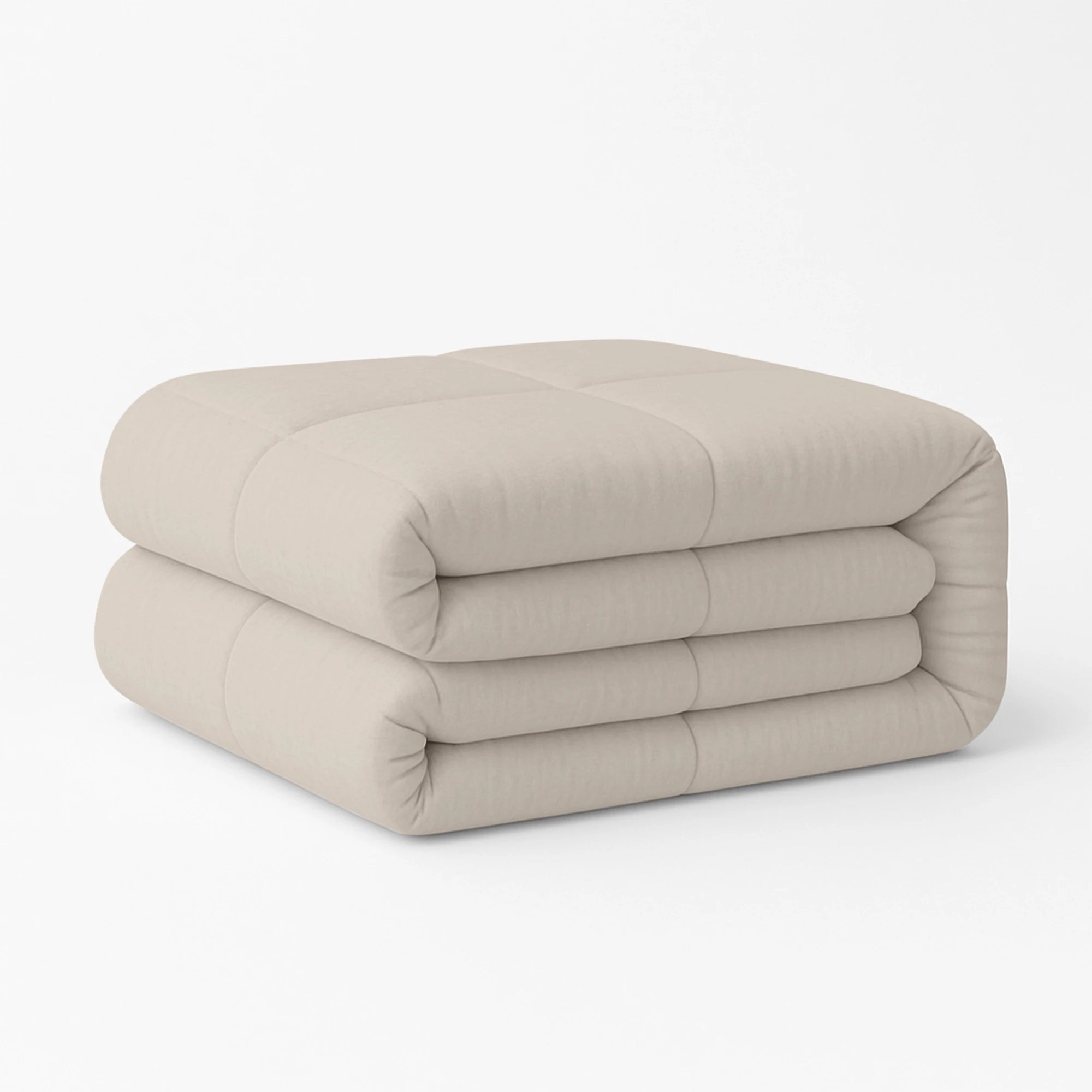 Stone washed easy dekbed - Sand
