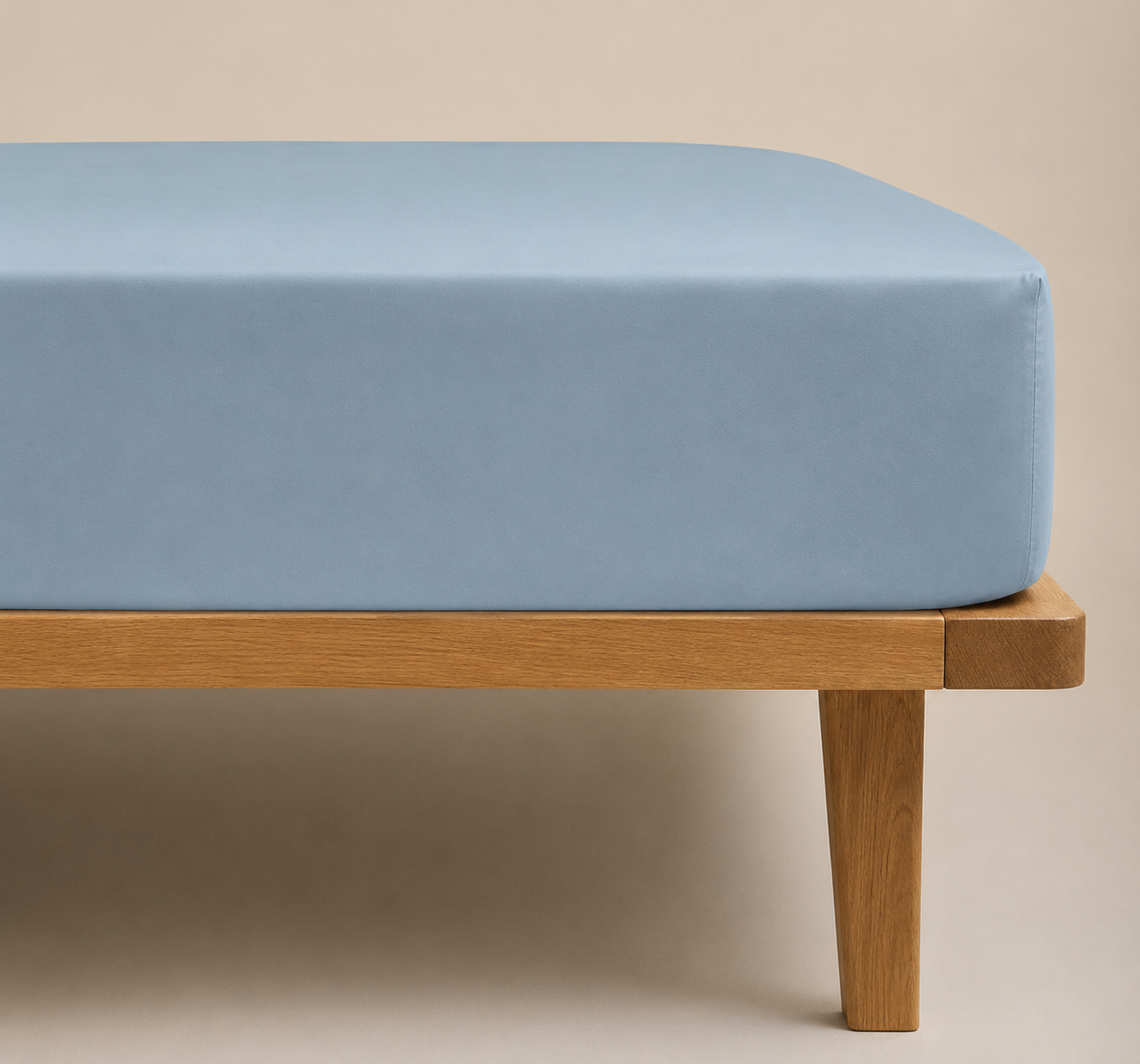 Jersey Hoeslaken - 100% Katoen - Blauw - Ambiante