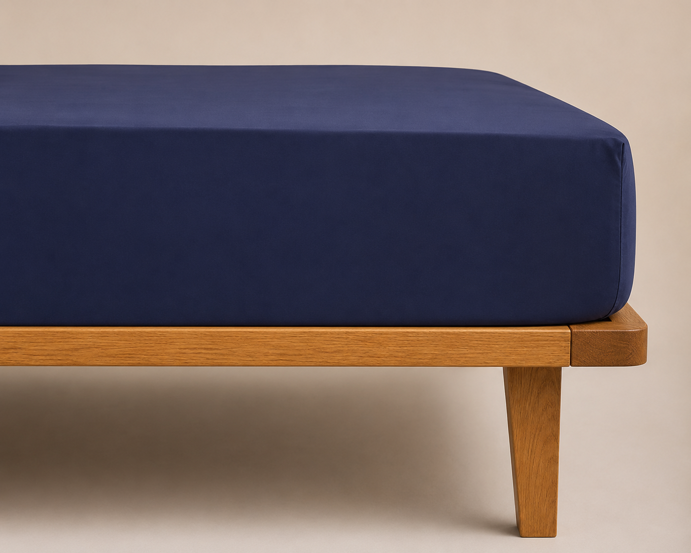 Jersey Hoeslaken - 100% Katoen - Donker blauw - Ambiante