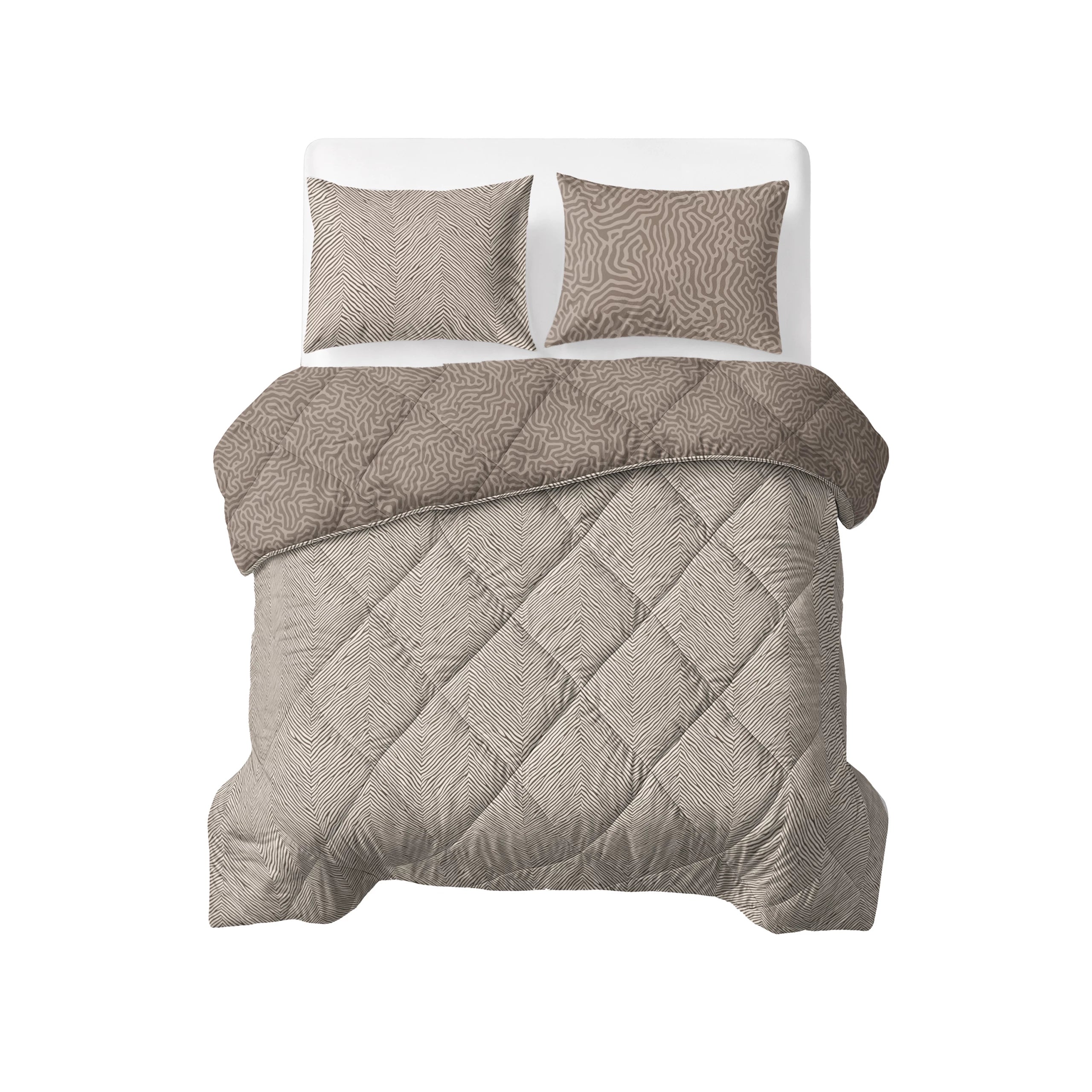 Wasbaar Ambiant - Dekbed - All Season Synthetisch - Taupe