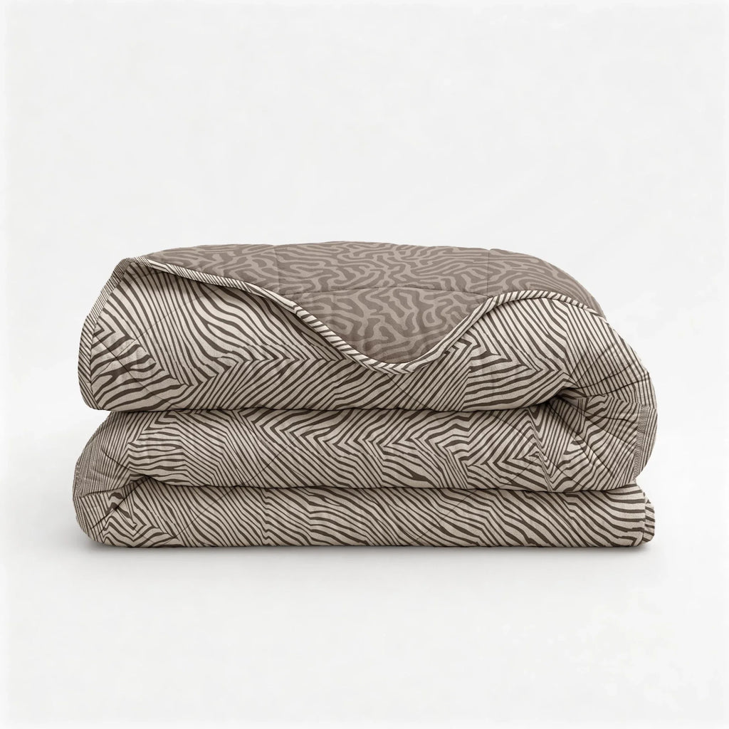 Easy dekbed - Taupe met kussensloop