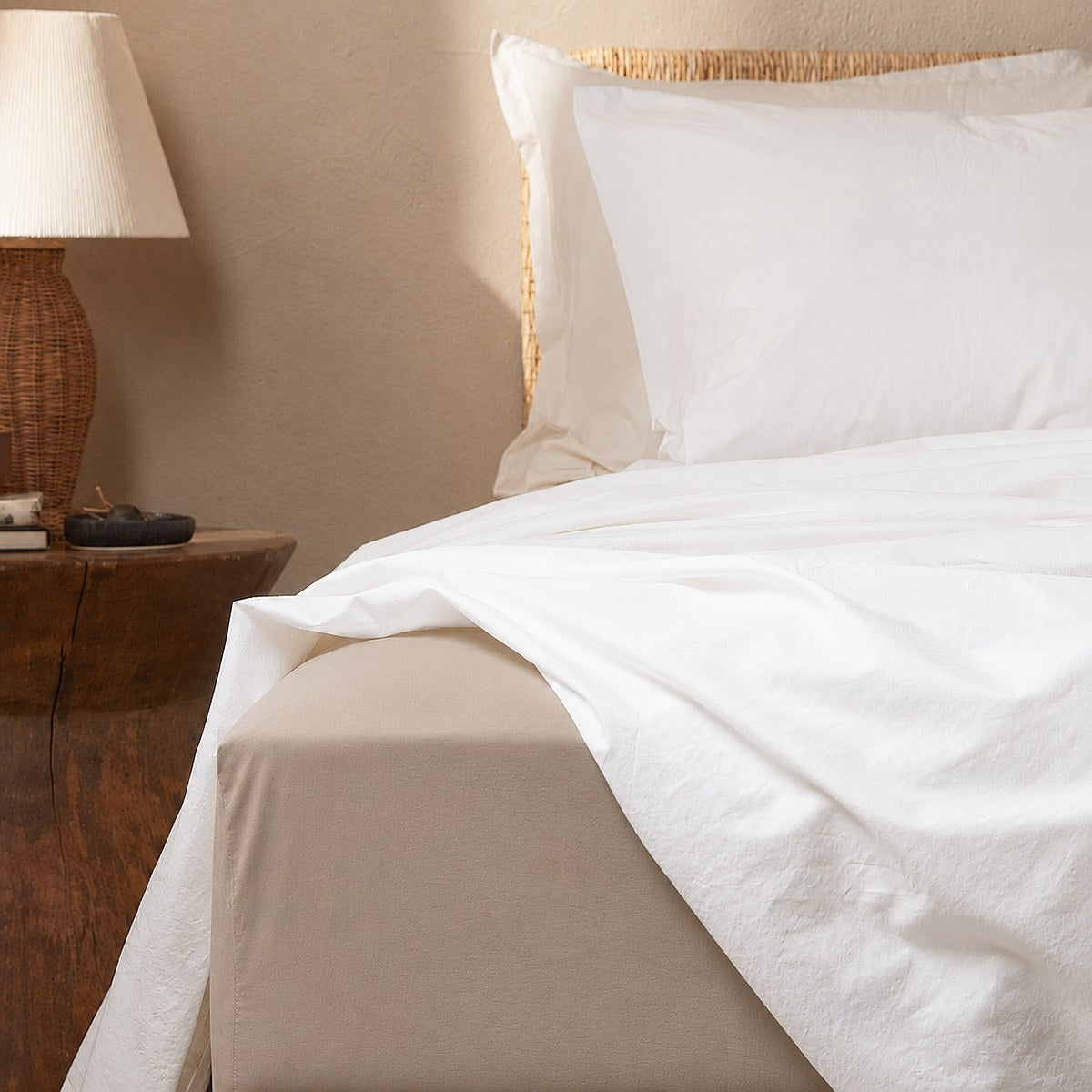 Comfort Hoeslaken - 100% Katoen - Taupe - Bonnanotte