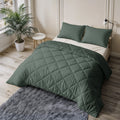 Easy uni dekbed - Grijs/groen