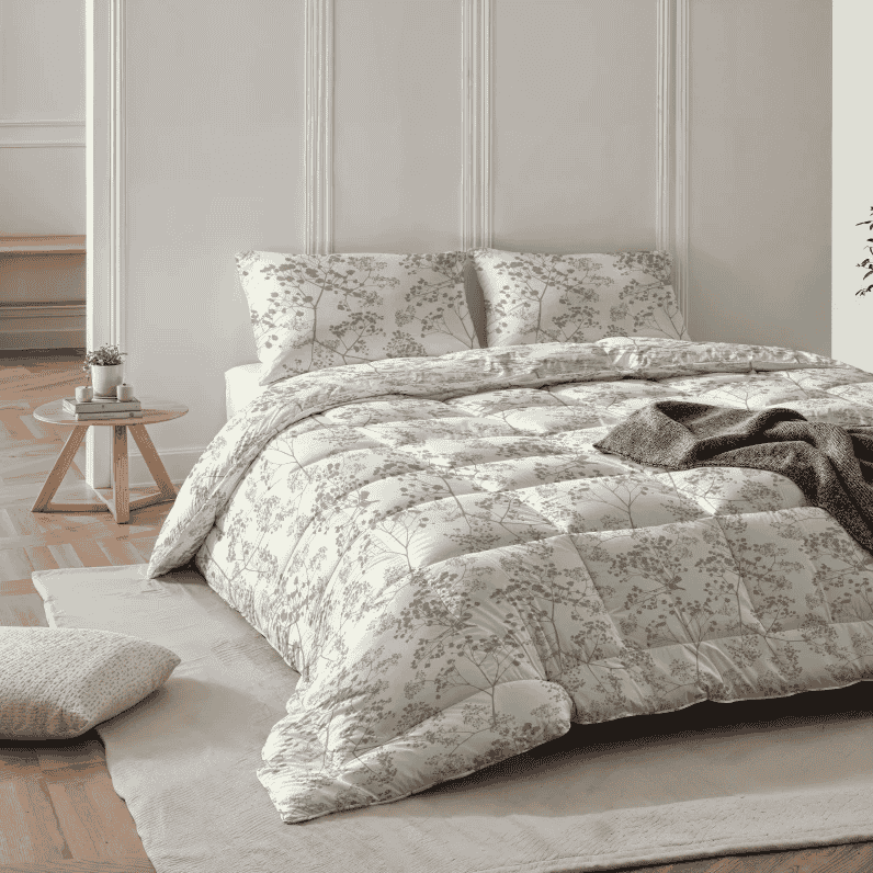 Lazy groentint dekbed met kussenslopen
