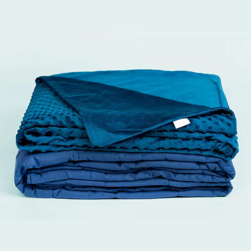Zwaarte deken 7 kg - blauw